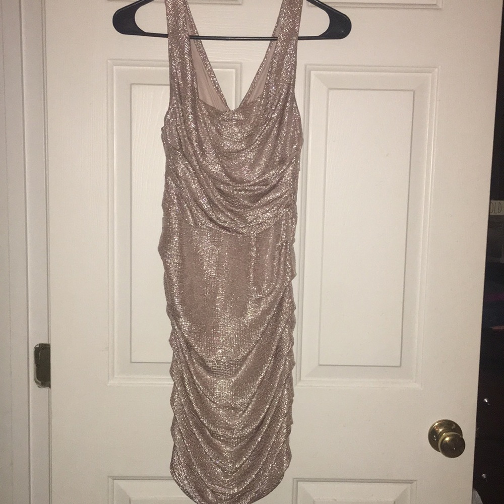 Occasion dress with ruching